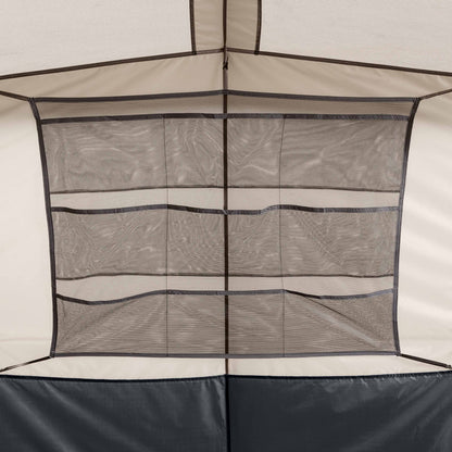 10-Person Instant Cabin Tent – 2-Room Family Camping Tent with Rainfly