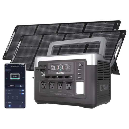1800W 220V 230V Lifepo4 Battery Powerstation Outdoor Camping Portable Power Station Solar Generator