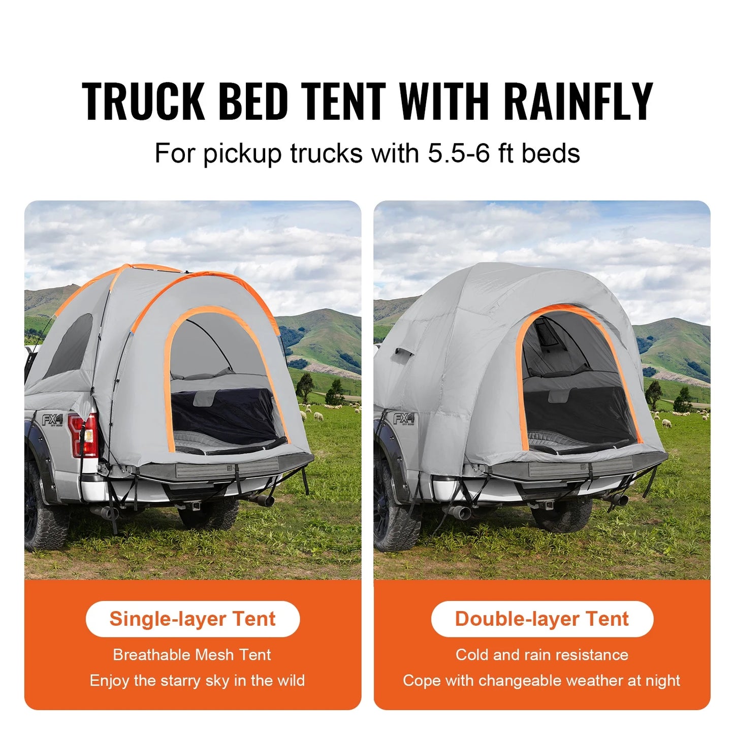 SUV Camping Tent 8-8 SUV Rainfly Carry Bag for Camping Tent Attachment