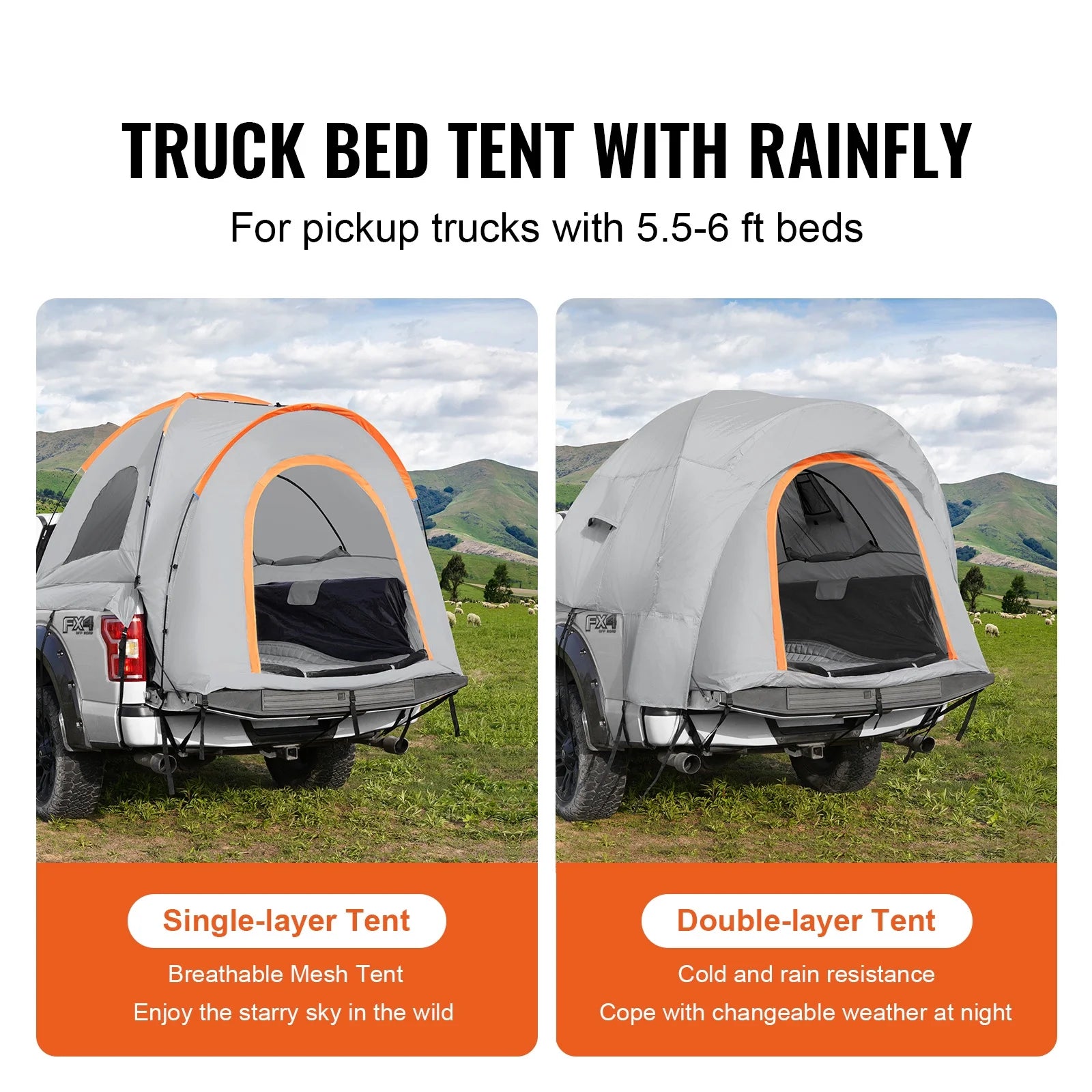 SUV Camping Tent 8-8 SUV Rainfly Carry Bag for Camping Tent Attachment